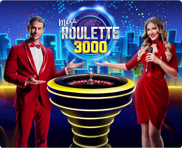 Mega Roulette 3000 live casino game by Live provider at PC Optimum Slots Canada